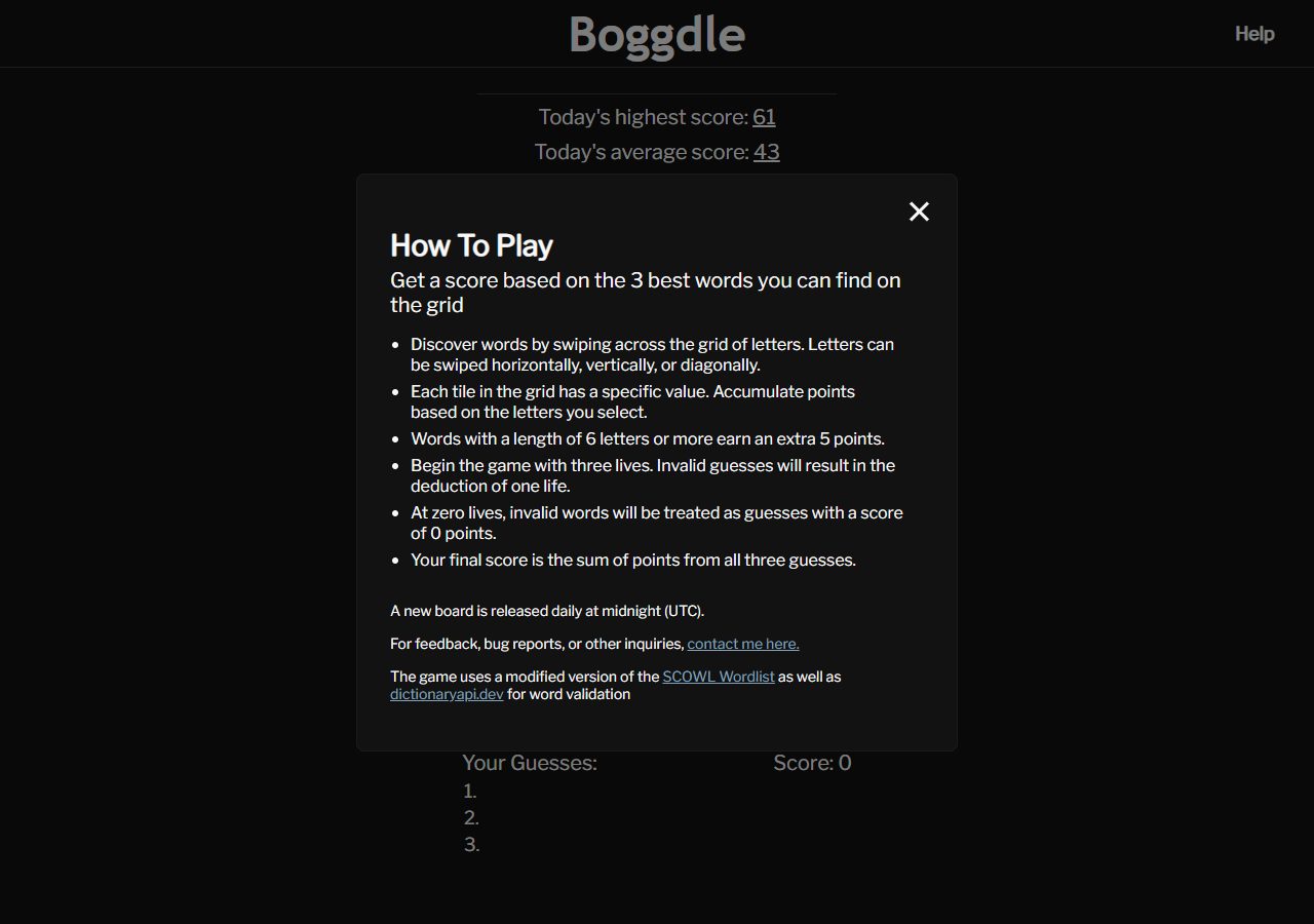 Boggdle — aperçu