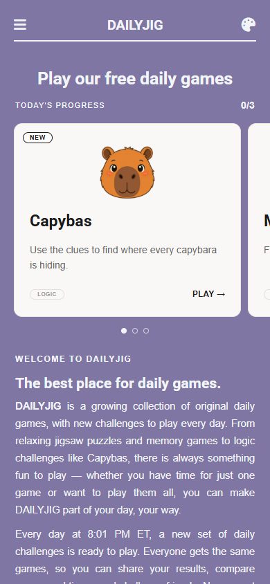 DailyJig — aperçu