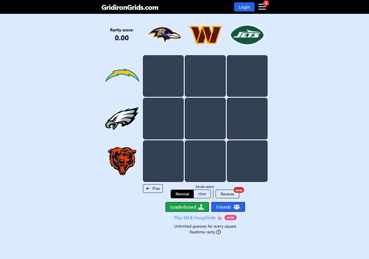 GridironGrids — aperçu