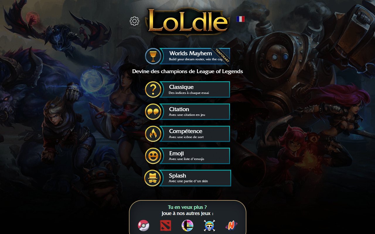 LoLdle — aperçu
