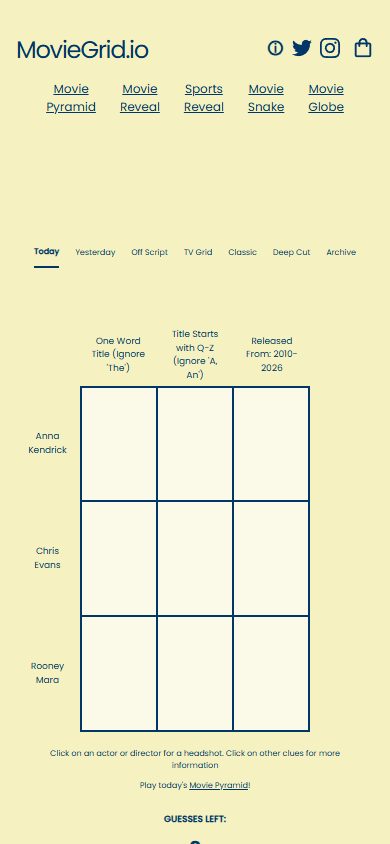 Movie Grid — aperçu