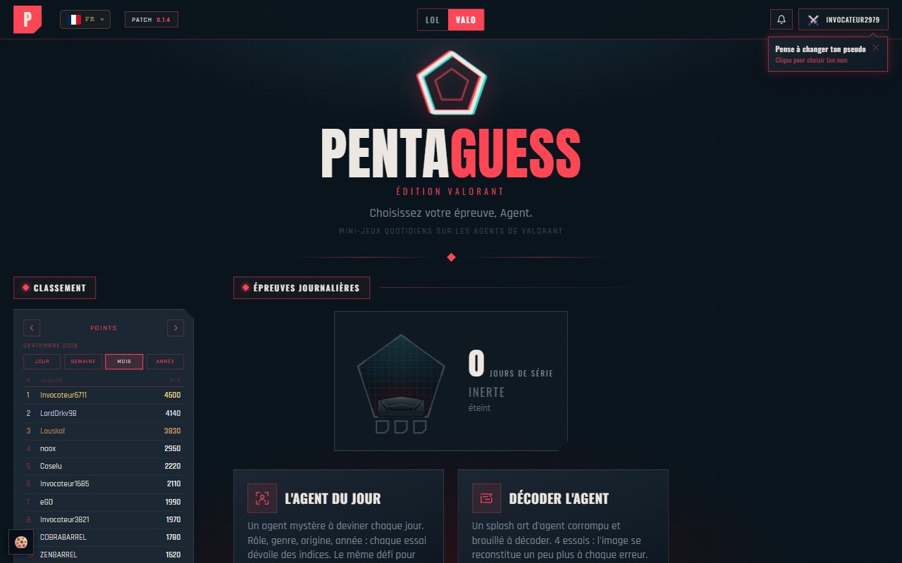 PentaGuess Valorant — aperçu