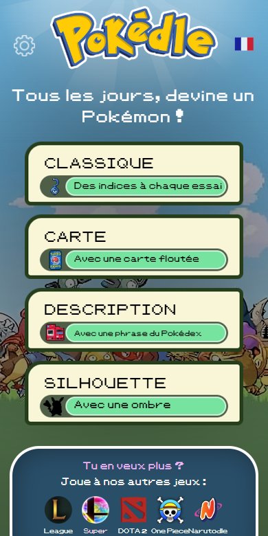 Pokédle — aperçu